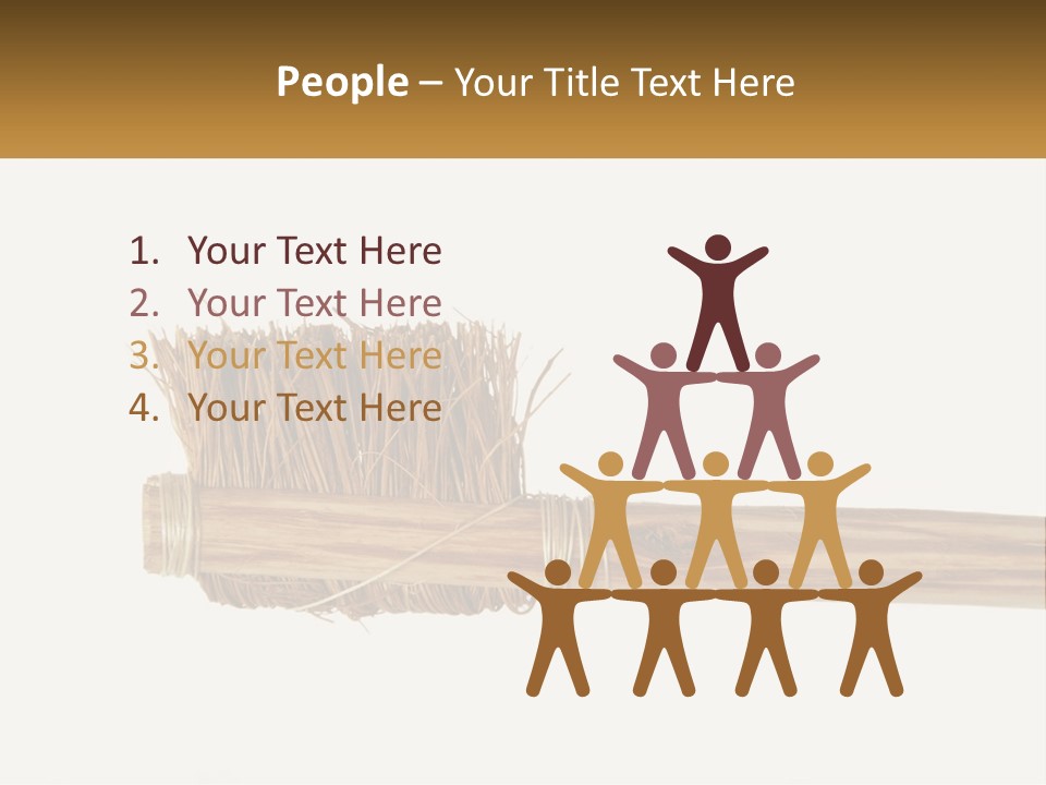 Toiletries Brush Worn PowerPoint Template