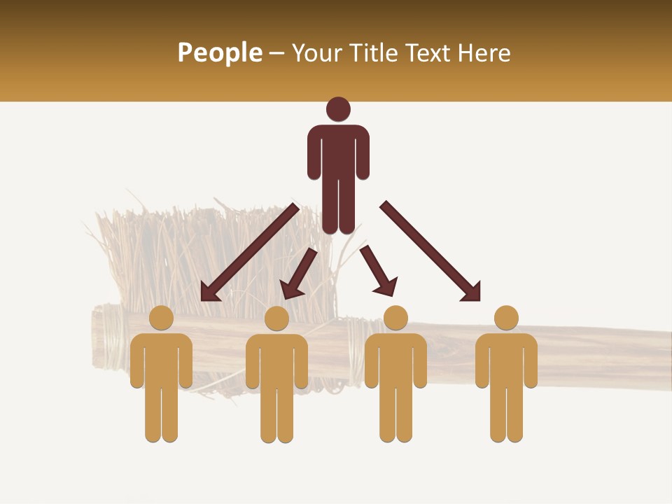 Toiletries Brush Worn PowerPoint Template