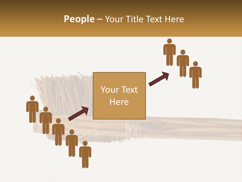 Toiletries Brush Worn PowerPoint Template