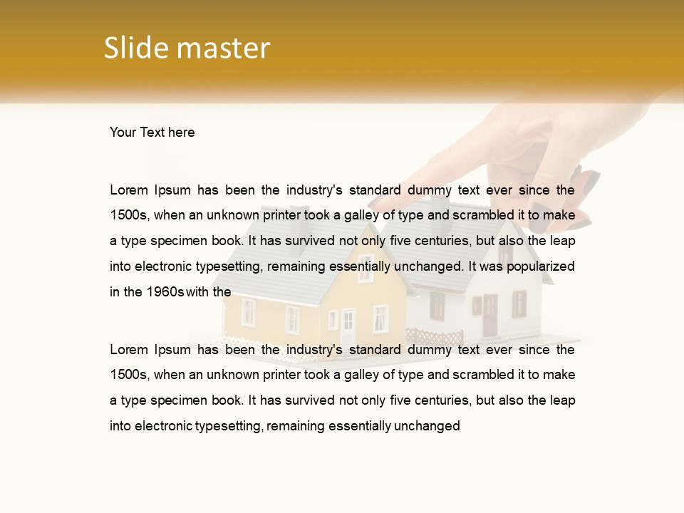 Hand Architecture Selection PowerPoint Template