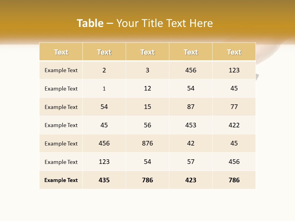 Hand Architecture Selection PowerPoint Template