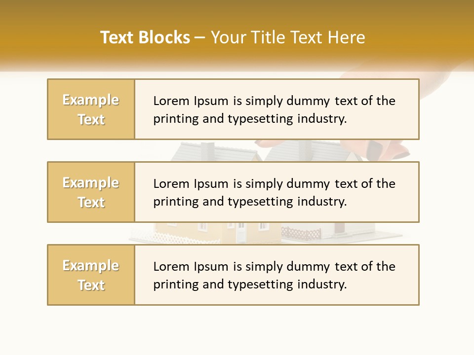 Hand Architecture Selection PowerPoint Template