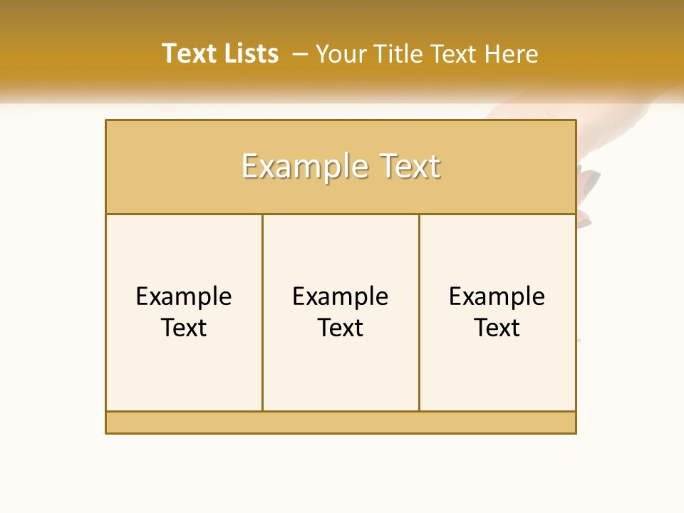 Hand Architecture Selection PowerPoint Template