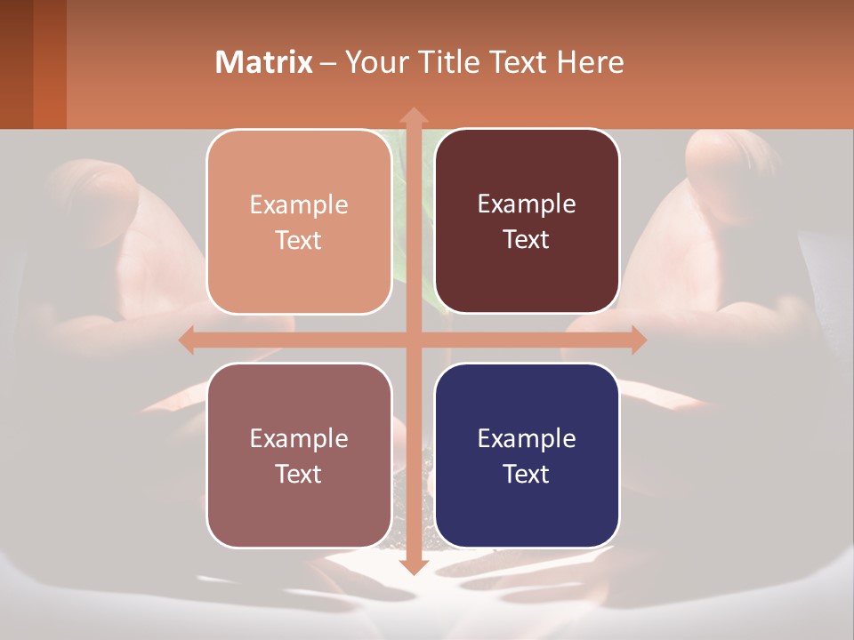 Care Black Expand PowerPoint Template