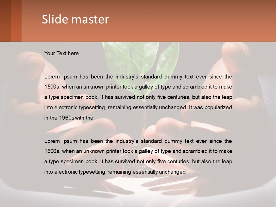 Care Black Expand PowerPoint Template