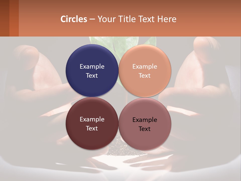 Care Black Expand PowerPoint Template