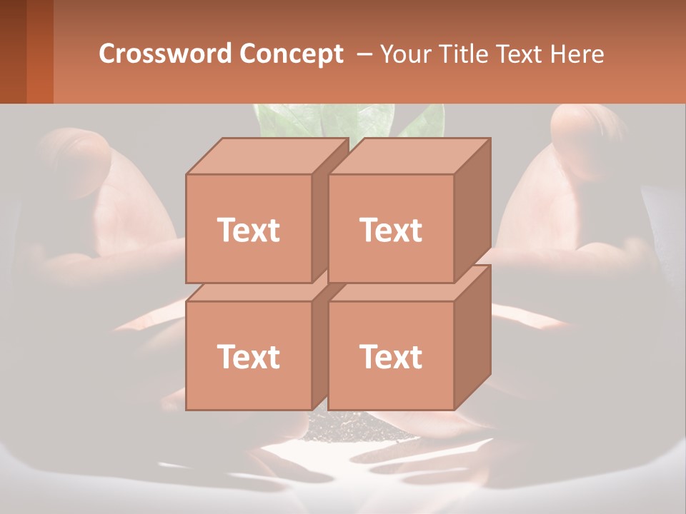 Care Black Expand PowerPoint Template