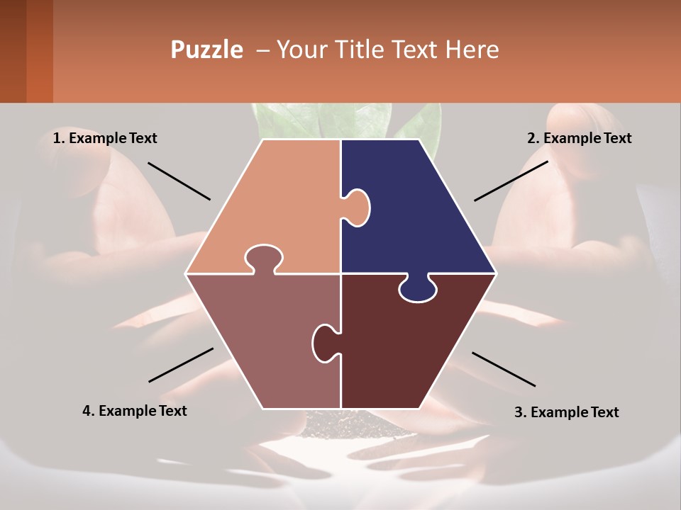 Care Black Expand PowerPoint Template