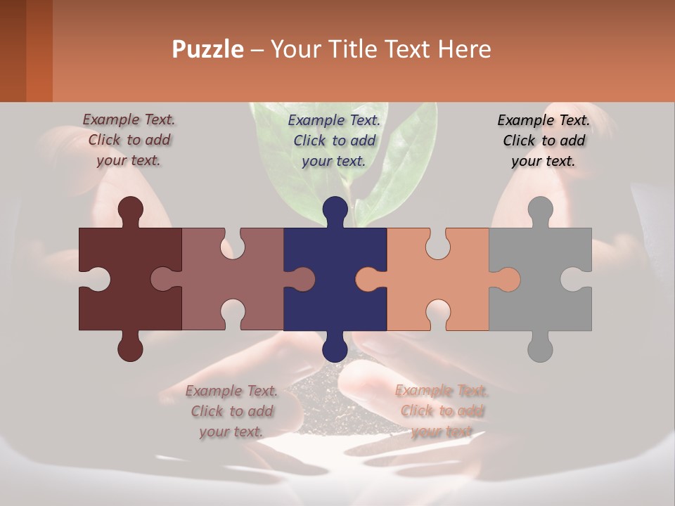 Care Black Expand PowerPoint Template