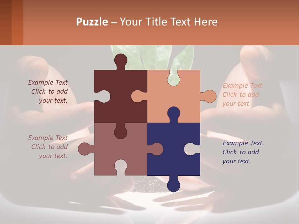 Care Black Expand PowerPoint Template