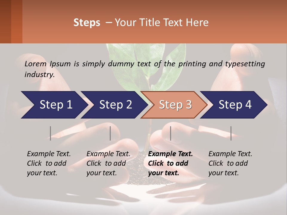 Care Black Expand PowerPoint Template