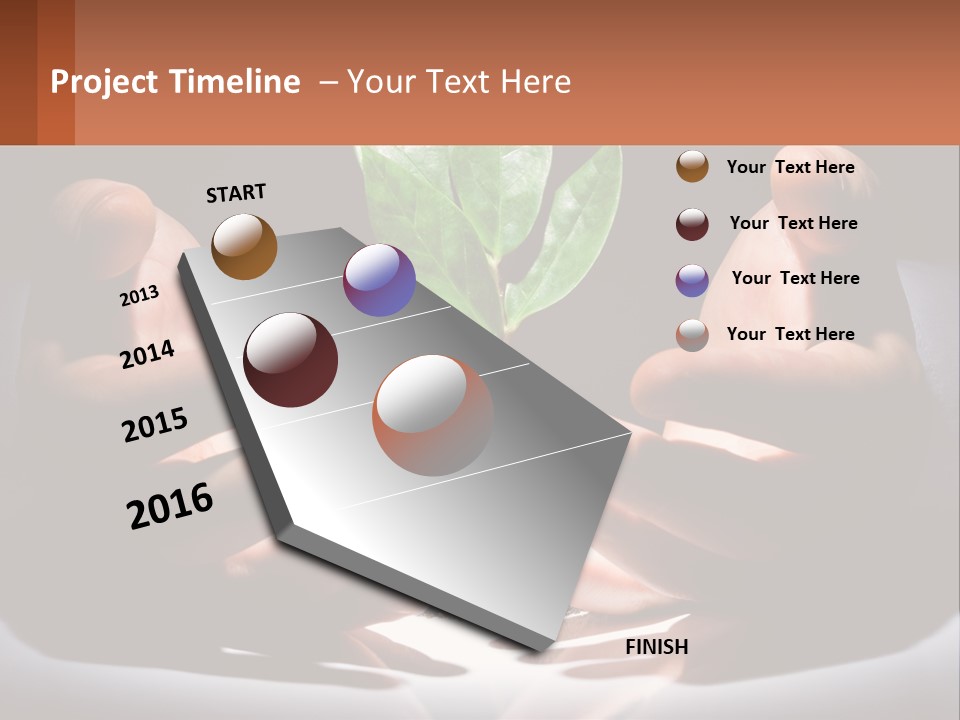 Care Black Expand PowerPoint Template