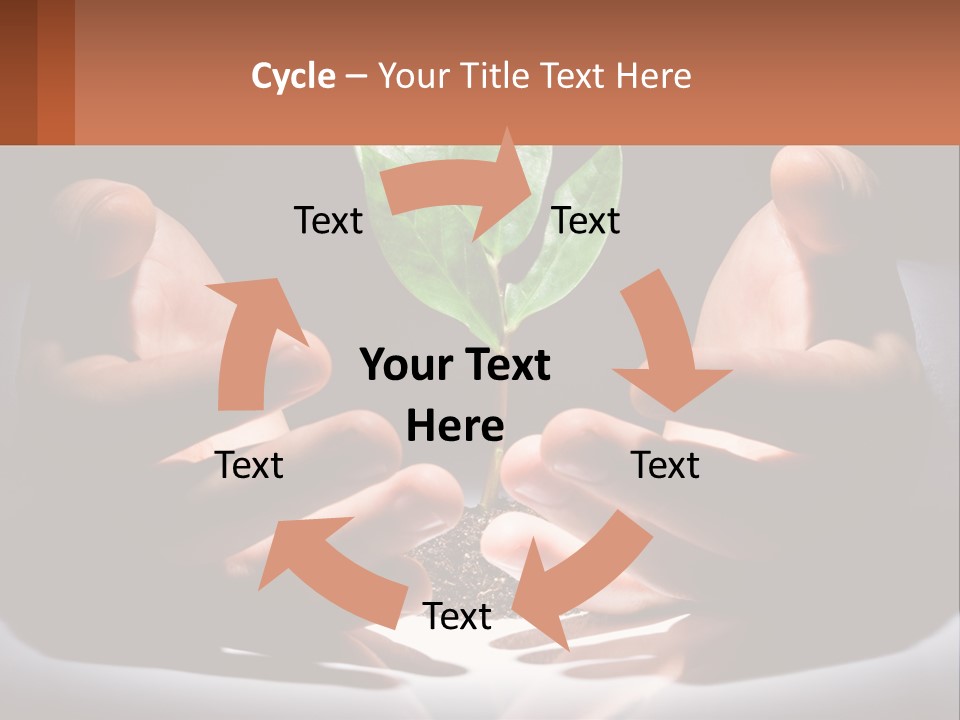 Care Black Expand PowerPoint Template