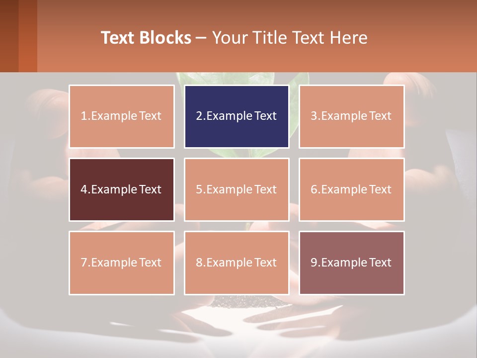 Care Black Expand PowerPoint Template