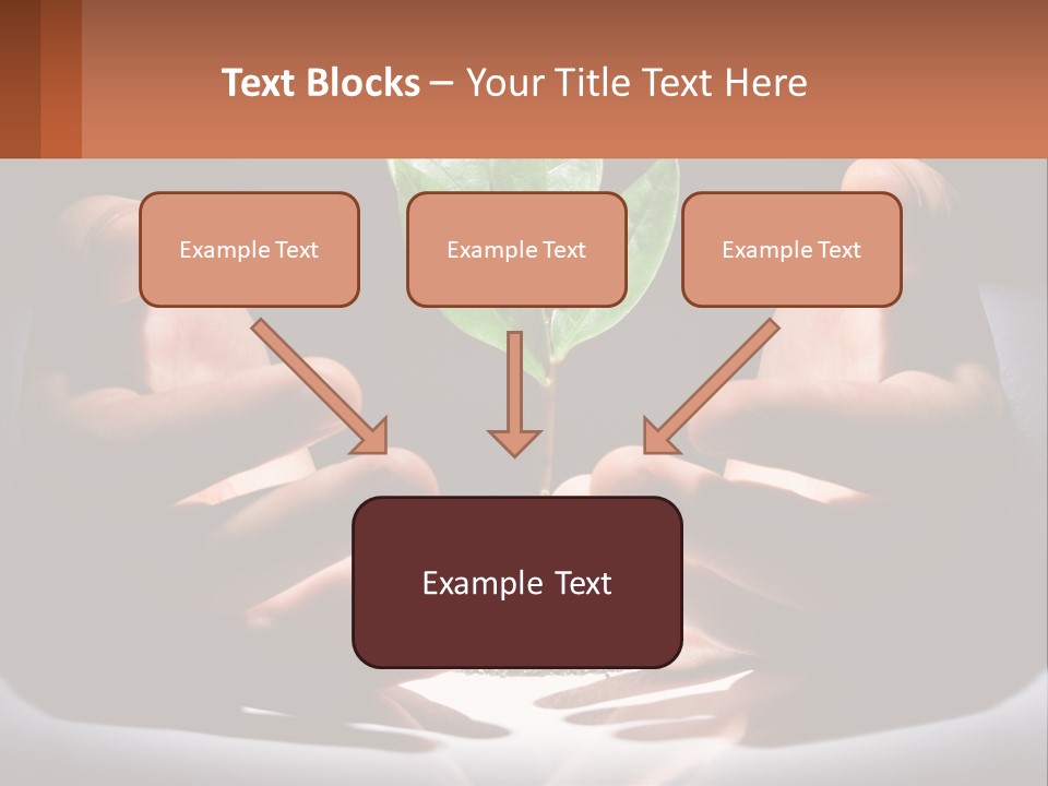 Care Black Expand PowerPoint Template
