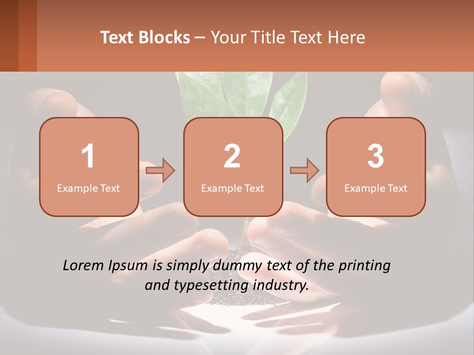 Care Black Expand PowerPoint Template