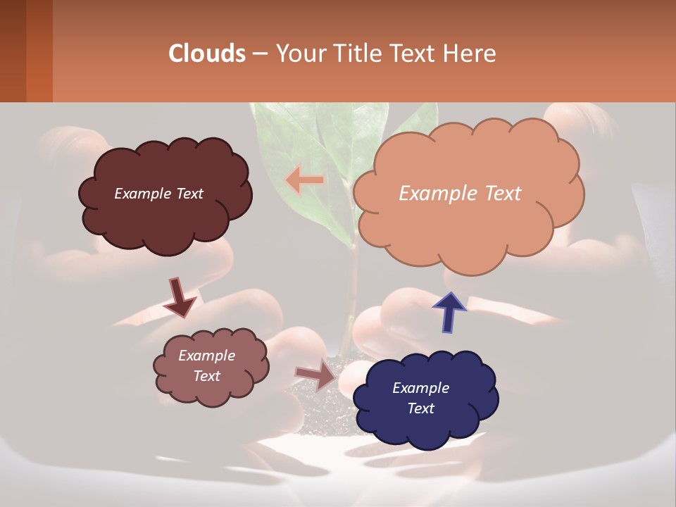 Care Black Expand PowerPoint Template