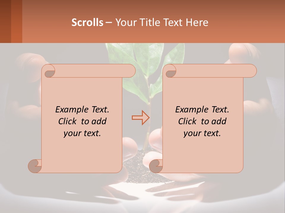 Care Black Expand PowerPoint Template