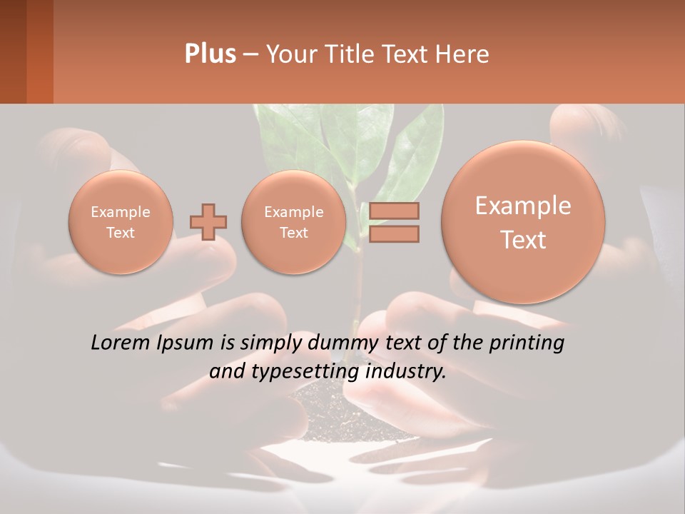 Care Black Expand PowerPoint Template