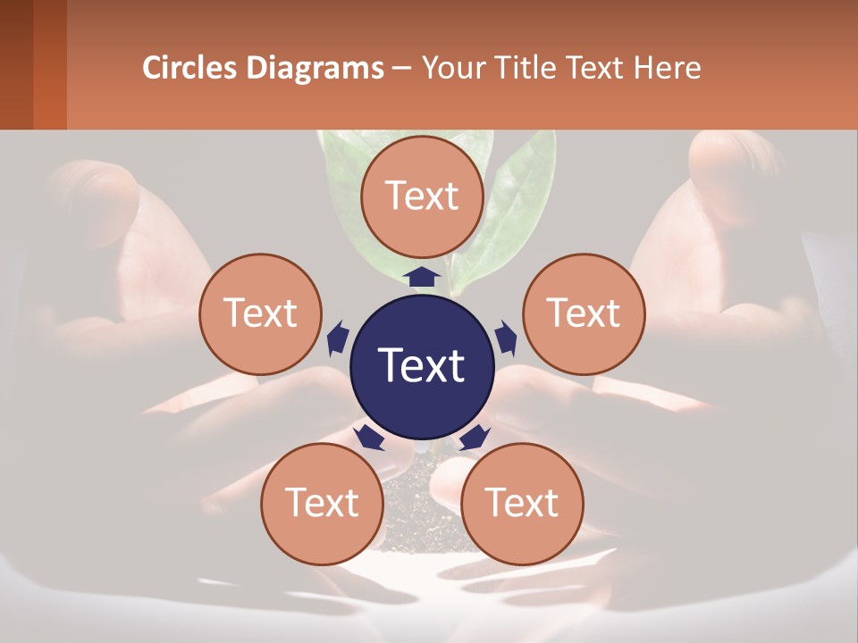 Care Black Expand PowerPoint Template