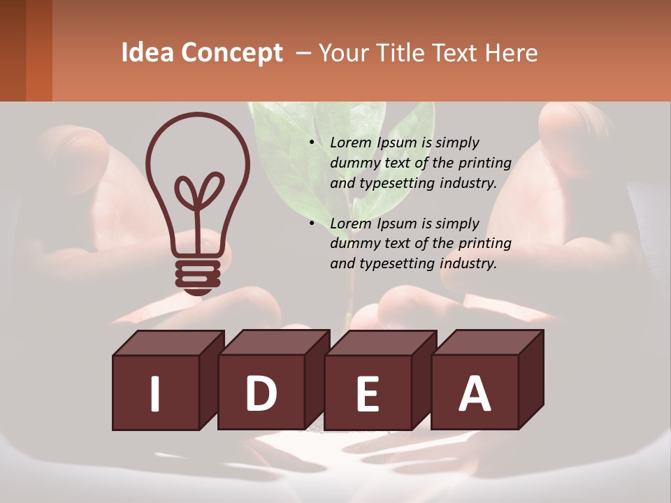 Care Black Expand PowerPoint Template