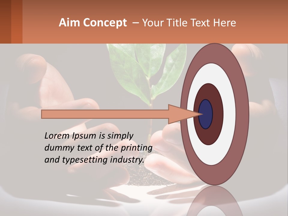 Care Black Expand PowerPoint Template