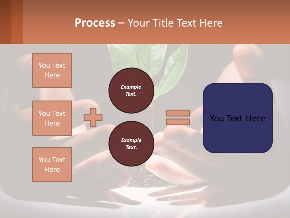 Care Black Expand PowerPoint Template