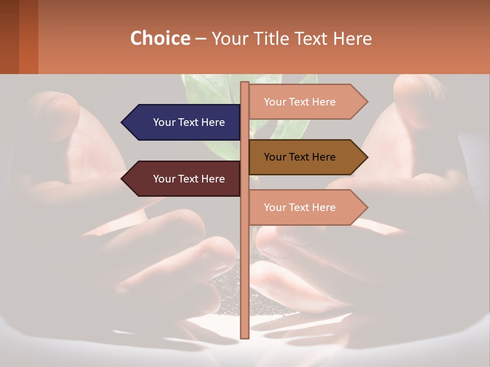 Care Black Expand PowerPoint Template