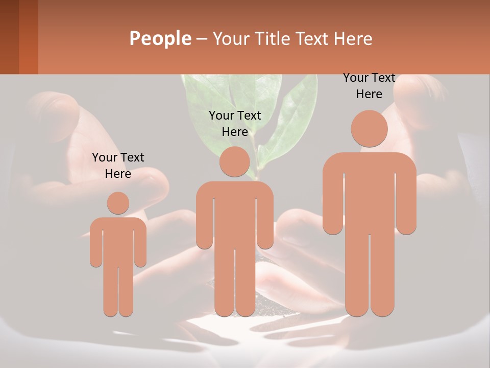 Care Black Expand PowerPoint Template