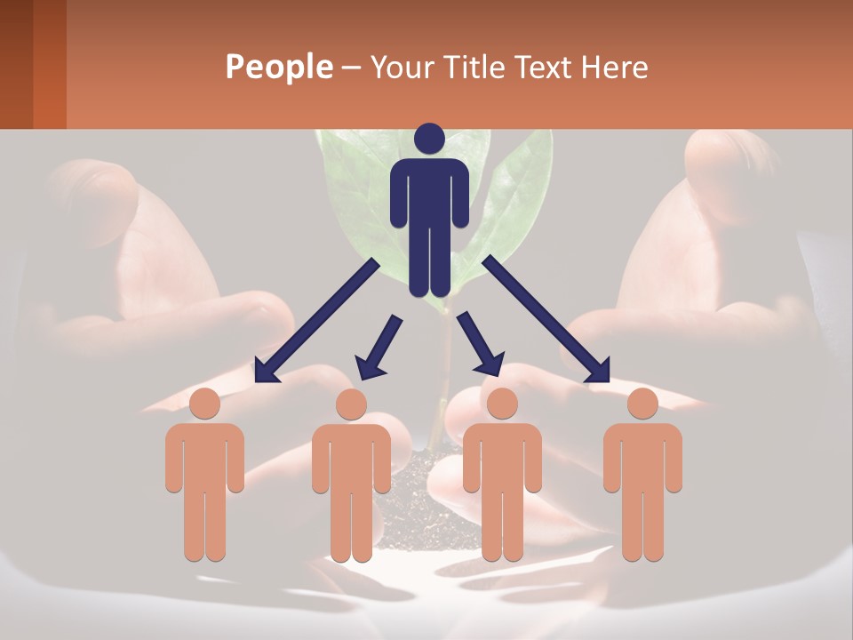 Care Black Expand PowerPoint Template