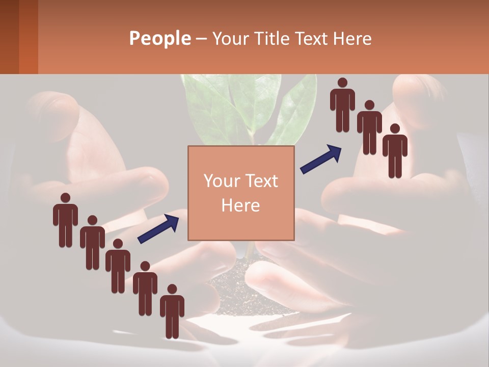 Care Black Expand PowerPoint Template