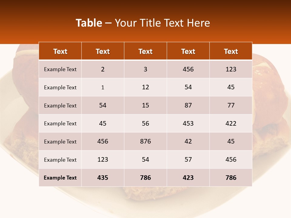 Fare Bread Raisin PowerPoint Template