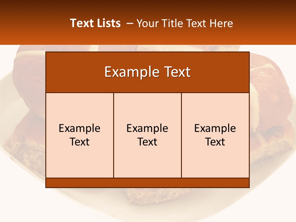 Fare Bread Raisin PowerPoint Template