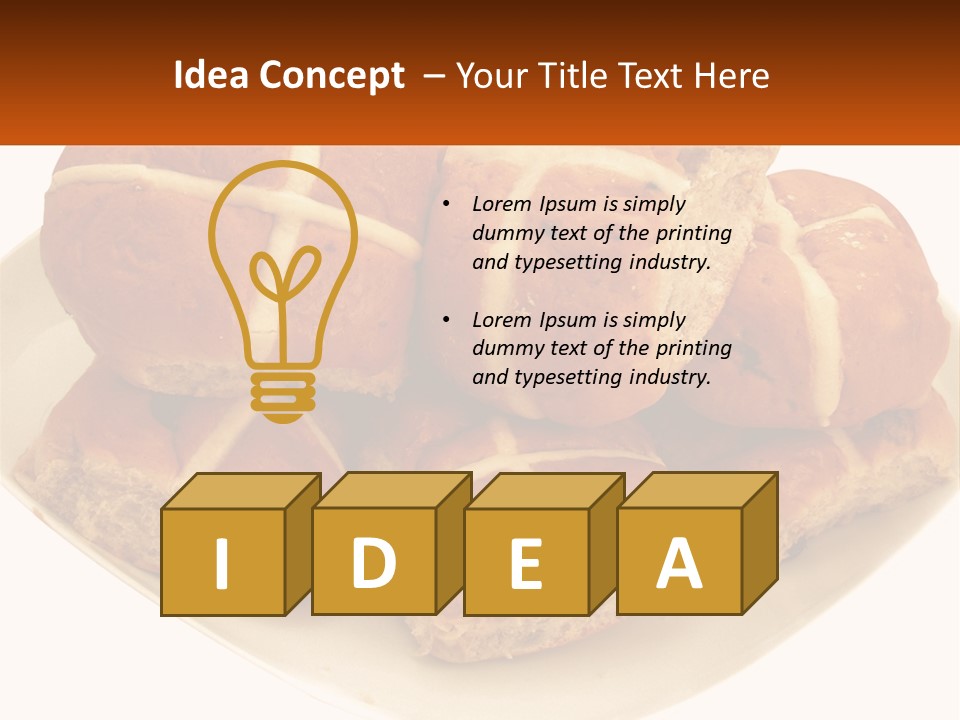 Fare Bread Raisin PowerPoint Template