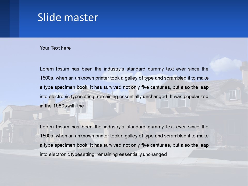 Walls Masonry Architect PowerPoint Template