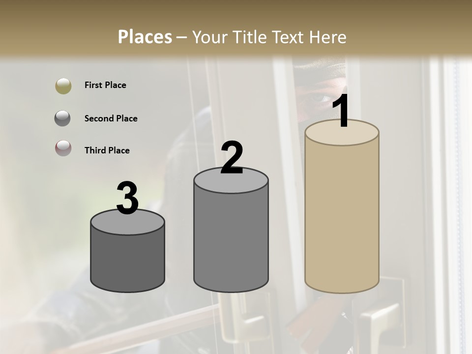 Property Face Burglary PowerPoint Template