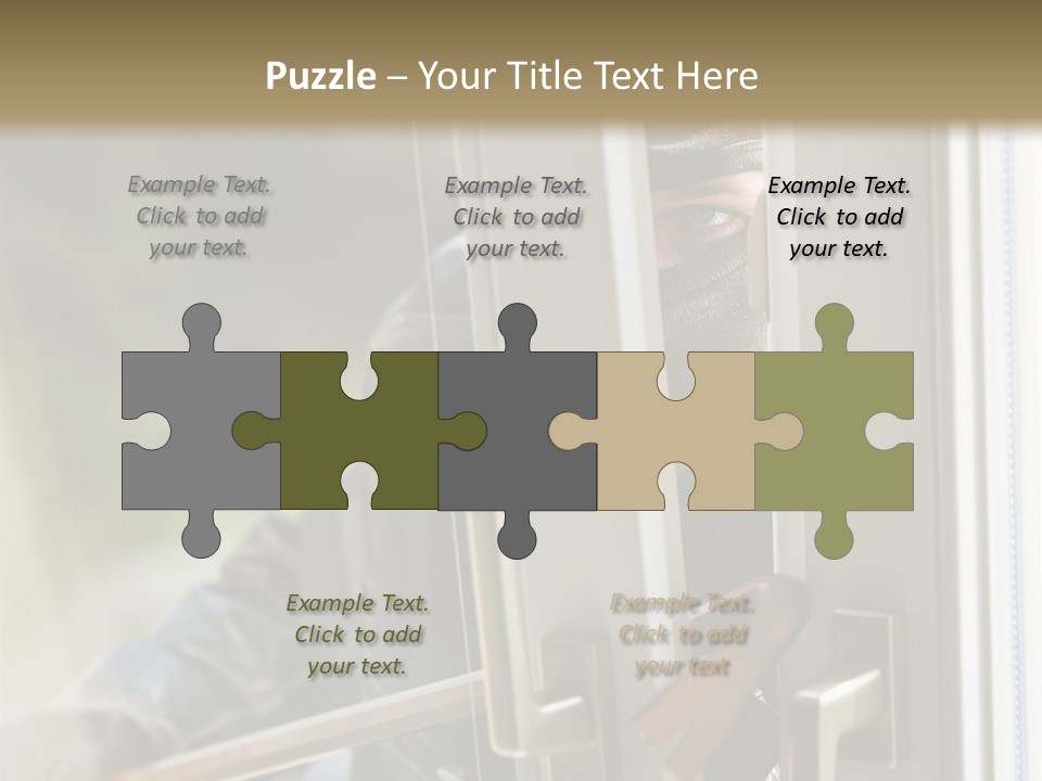 Property Face Burglary PowerPoint Template