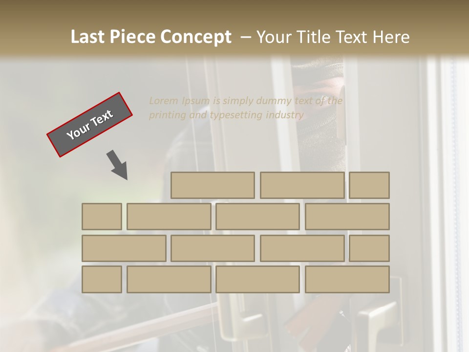 Property Face Burglary PowerPoint Template