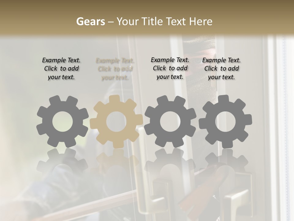 Property Face Burglary PowerPoint Template