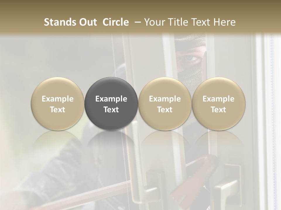 Property Face Burglary PowerPoint Template