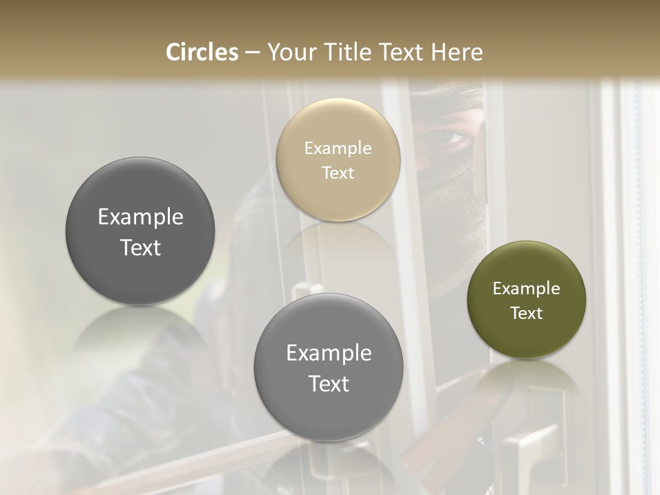 Property Face Burglary PowerPoint Template