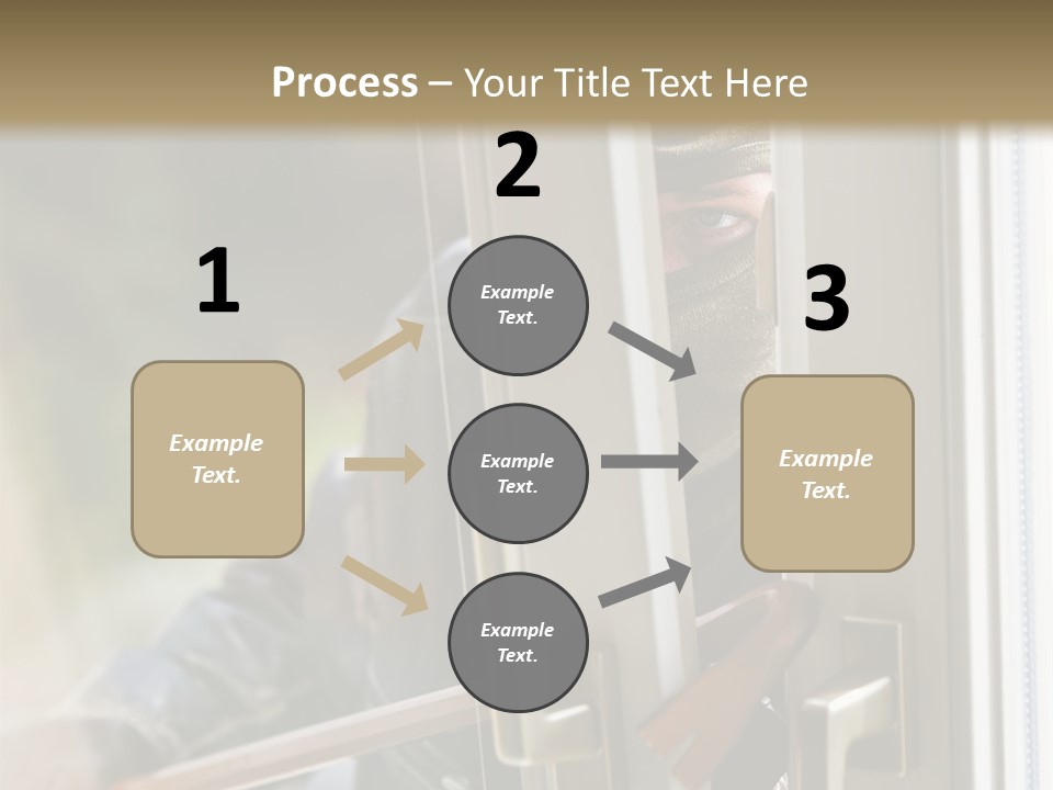 Property Face Burglary PowerPoint Template