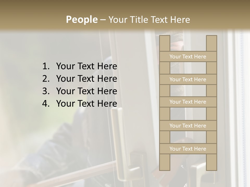 Property Face Burglary PowerPoint Template