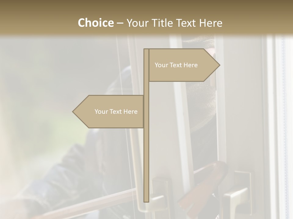 Property Face Burglary PowerPoint Template