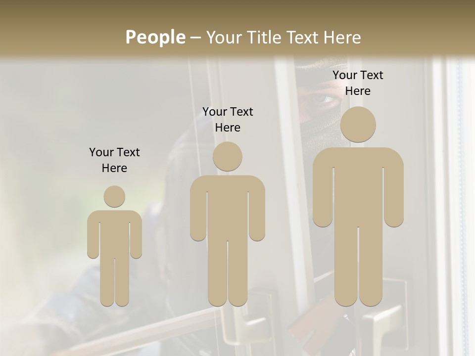 Property Face Burglary PowerPoint Template