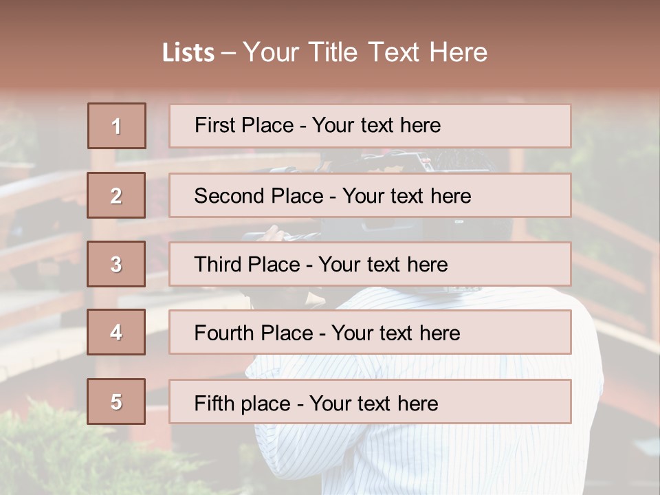 Record Profession Outdoor PowerPoint Template