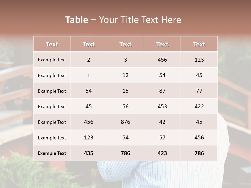 Record Profession Outdoor PowerPoint Template