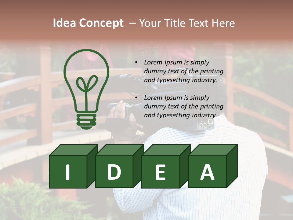 Record Profession Outdoor PowerPoint Template