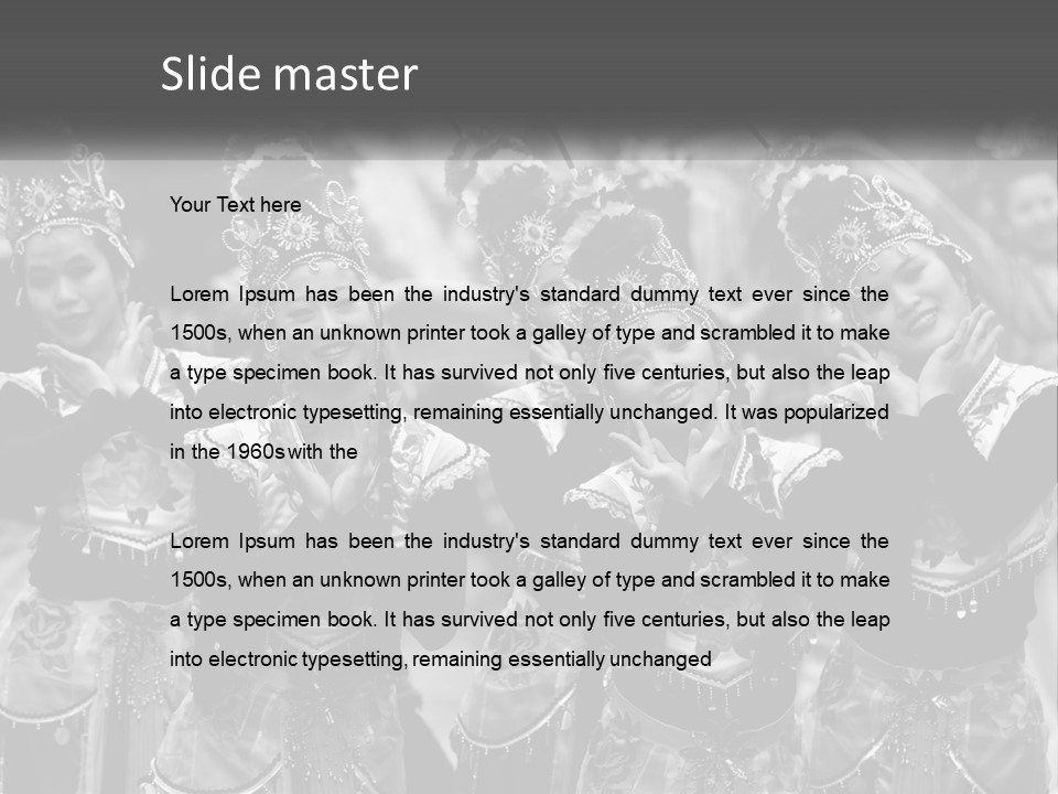 Colors Tradition Mickey PowerPoint Template