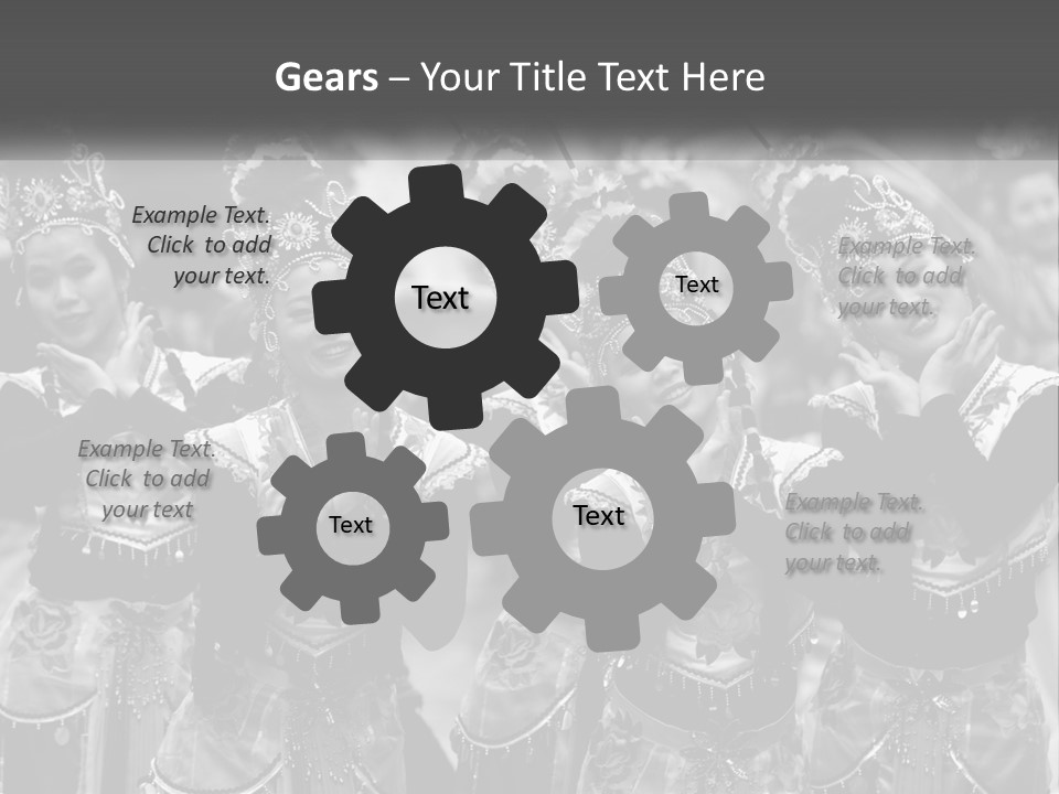 Colors Tradition Mickey PowerPoint Template